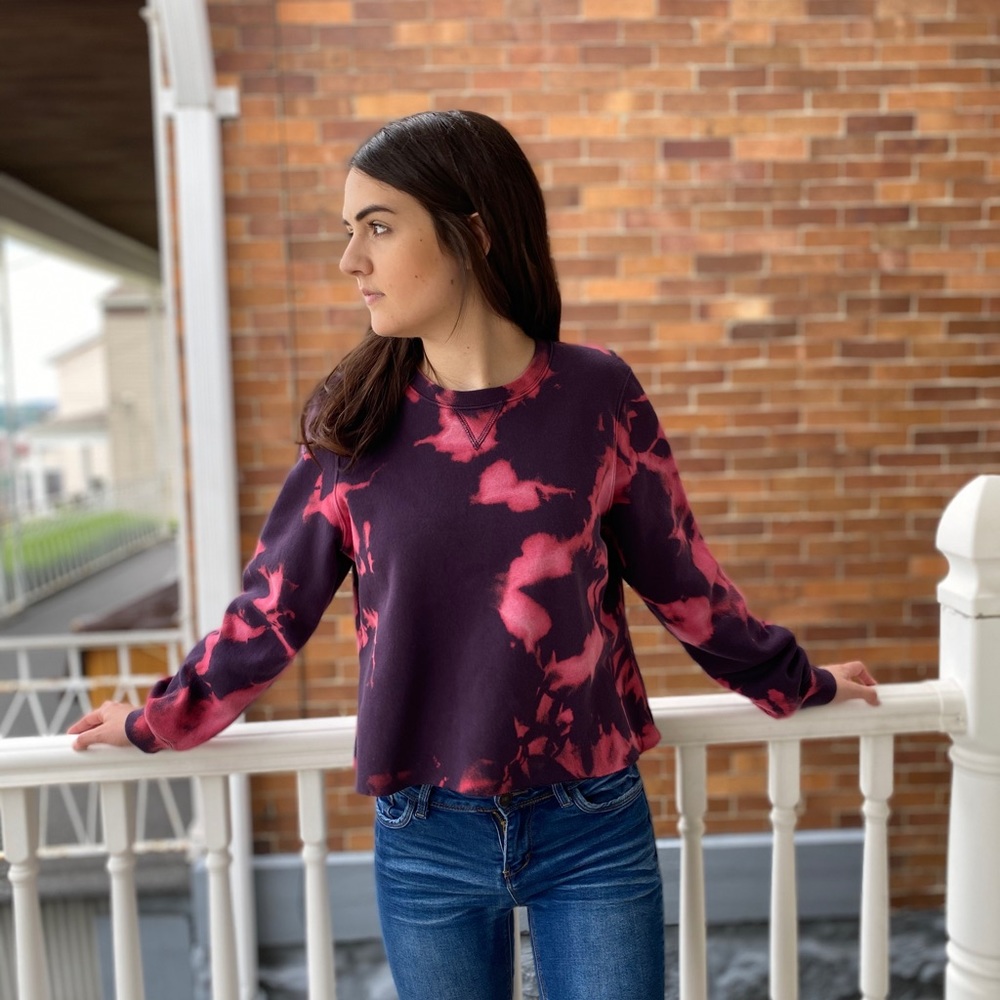 *CUSTOM DYED SWEATSHIRT